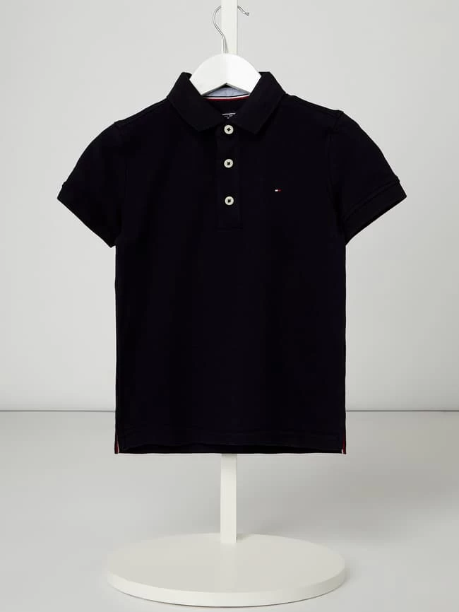 Tommy Hilfiger Kids Poloshirt Aus Organic Cotton - Marineblau 1 Tommy Hilfiger Kids Poloshirt Aus Organic Cotton - Marineblau