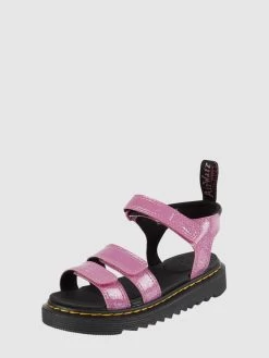Dr. Martens Sandalen In Lack-Optik Modell 'Klaire' - Pink