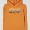 Jack & Jones Hoodie Aus Baumwollmischung Modell 'Brady' - Orange