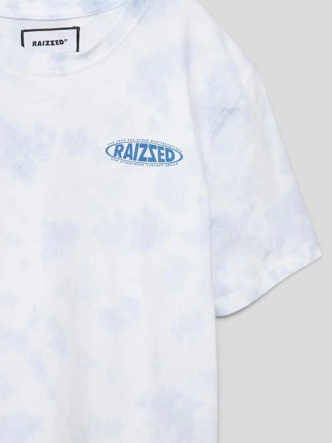 Raizzed T-Shirt Im Batik-Look Modell 'NELSON' - Hellblau 2 Raizzed T-Shirt Im Batik-Look Modell 'NELSON' - Hellblau – Bild 2