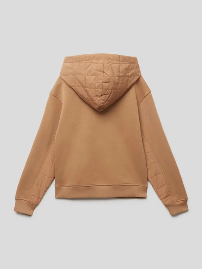 Calvin Klein Jeans Hoodie Mit Label-Detail Modell 'QUILTED MIX MEDIA' - Camel 3 Calvin Klein Jeans Hoodie Mit Label-Detail Modell 'QUILTED MIX MEDIA' - Camel – Bild 3