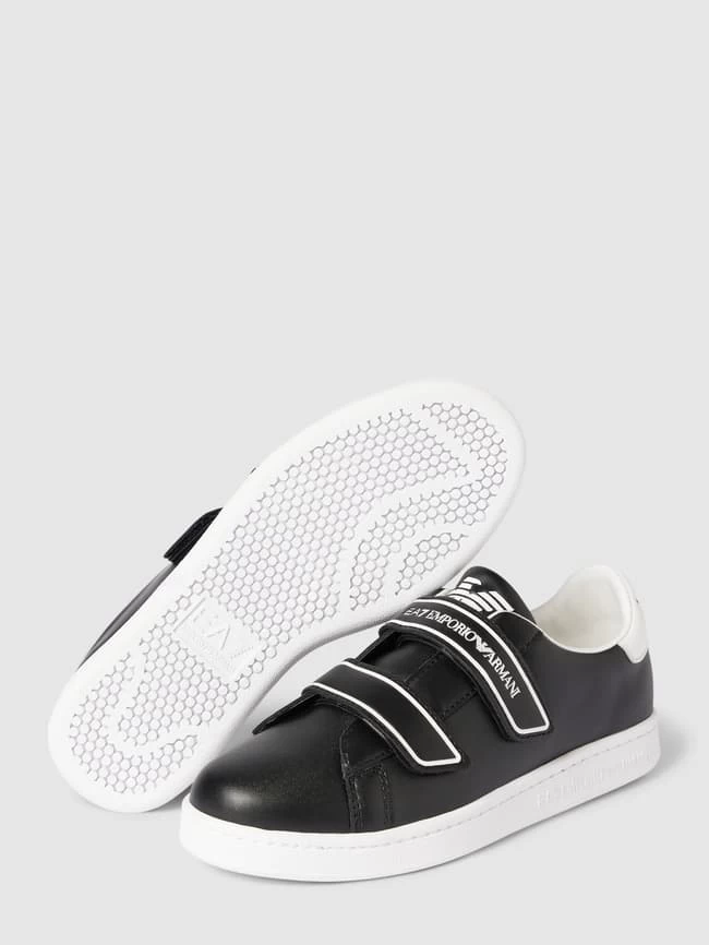 EA7 Emporio Armani Sneaker Mit Klettverschluss Modell 'CLASSIC STRAP' - Schwarz 4 EA7 Emporio Armani Sneaker Mit Klettverschluss Modell 'CLASSIC STRAP' - Schwarz – Bild 4