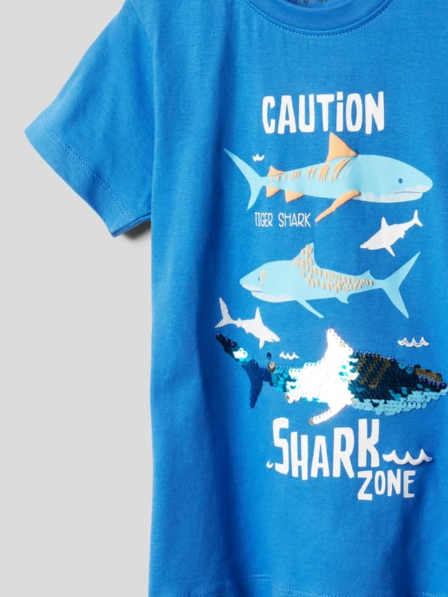 Blue Seven T-Shirt Mit Motiv-Print - Royalblau 2 Blue Seven T-Shirt Mit Motiv-Print - Royalblau – Bild 2