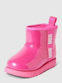 UGG Stiefel Mit Label-Patch Modell 'CLEAR' - Pink