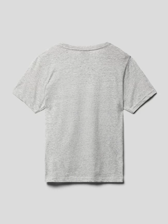 CHAMPION T-Shirt Mit Label-Print - Mittelgrau Meliert 3 CHAMPION T-Shirt Mit Label-Print - Mittelgrau Meliert – Bild 3