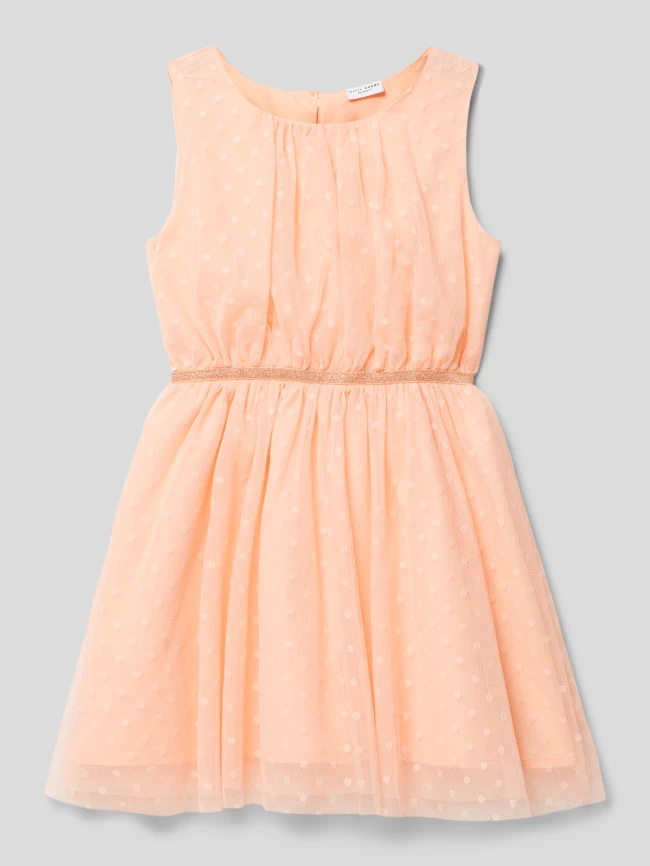 Name It Kleid Aus Tüll Mit Blickdichtem Unterkleid Modell 'VABOSS' - Apricot 1 Name It Kleid Aus Tüll Mit Blickdichtem Unterkleid Modell 'VABOSS' - Apricot