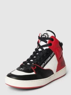 Replay High Top Sneaker Mit Label-Details Modell 'COBRA' - Weiß