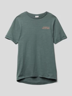 S.Oliver RED LABEL T-Shirt Mit Motiv-Print - Dunkelgrün