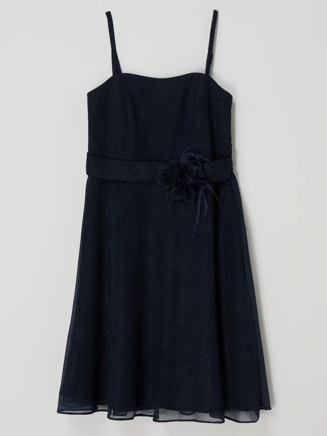 G.O.L. Kleid Mit Glitter-Effekt - Marineblau 1 G.O.L. Kleid Mit Glitter-Effekt - Marineblau