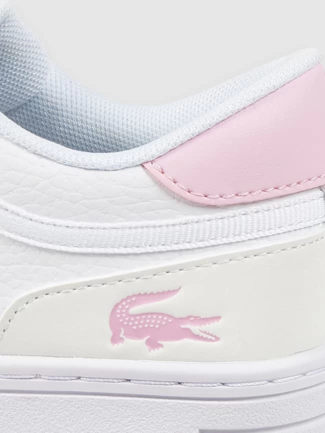 Lacoste Sneaker In Leder-Optik - Weiß 2 Lacoste Sneaker In Leder-Optik - Weiß – Bild 2