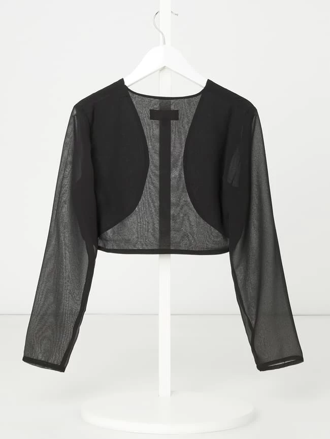 G.O.L. Bolero Aus Chiffon - Schwarz 3 G.O.L. Bolero Aus Chiffon - Schwarz – Bild 3