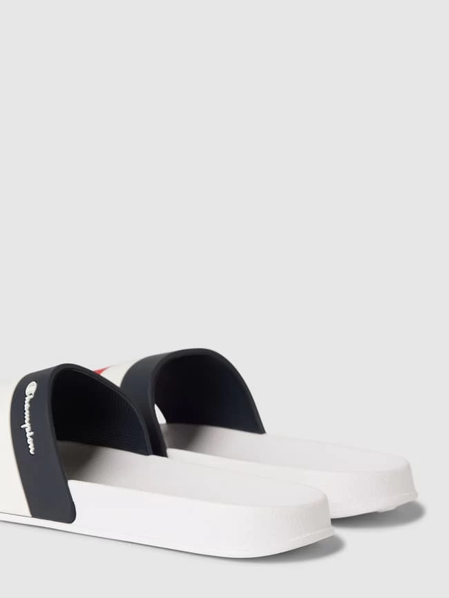 CHAMPION Slides Mit Label-Detail Modell 'ALL AMERICANS' - Weiß 2 CHAMPION Slides Mit Label-Detail Modell 'ALL AMERICANS' - Weiß – Bild 2