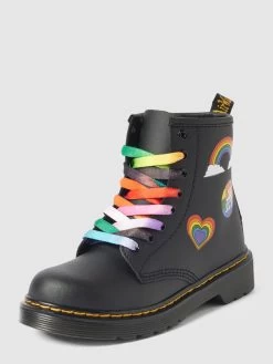 Dr. Martens Schnürboots Mit Motiv-Prints Modell '1460' - Schwarz