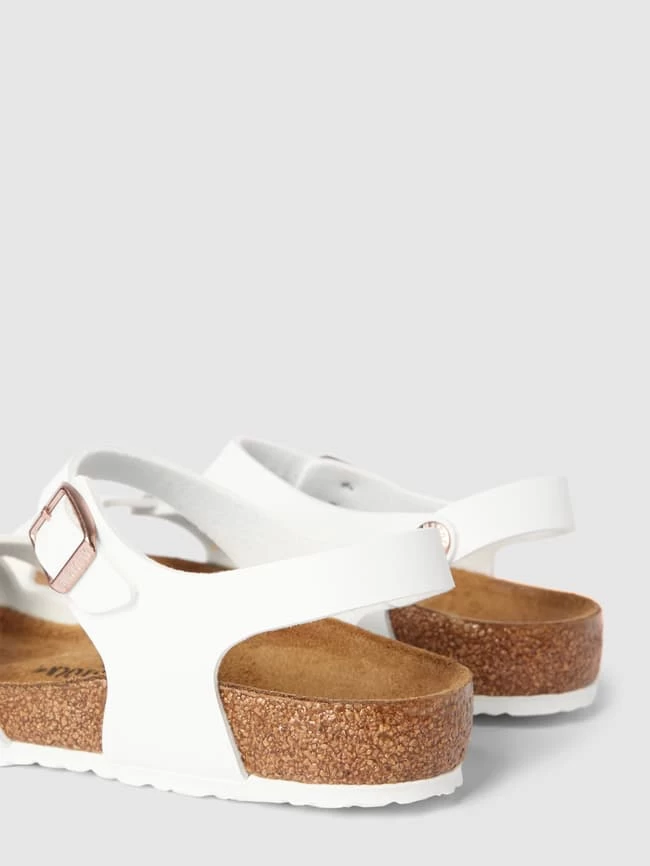 Birkenstock Sandalen Mit Dornschließen Modell 'Rio' - Weiß 2 Birkenstock Sandalen Mit Dornschließen Modell 'Rio' - Weiß – Bild 2