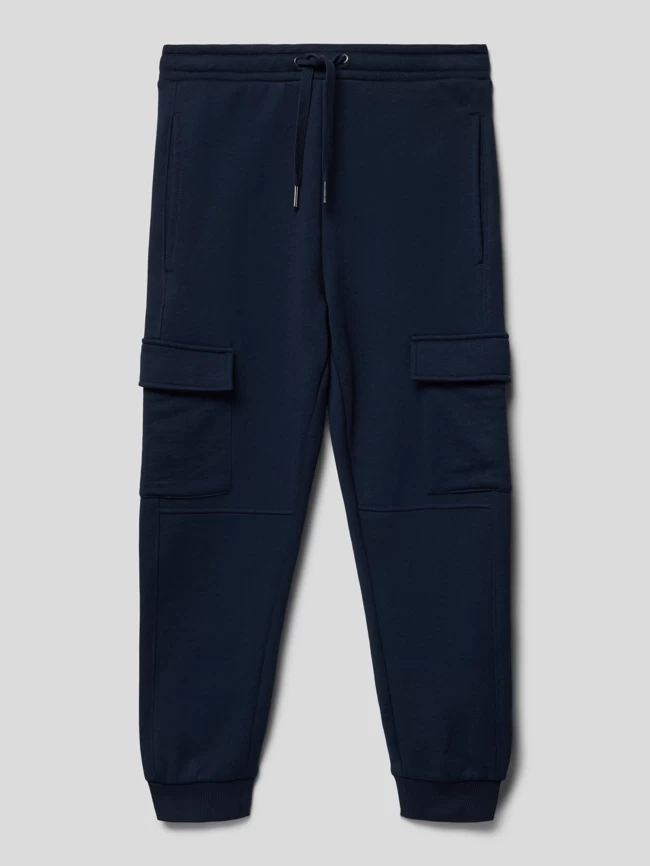 Tom Tailor Sweatpants Mit Cargotaschen - Marineblau 1 Tom Tailor Sweatpants Mit Cargotaschen - Marineblau