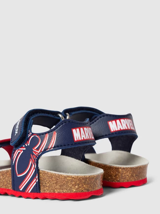 Geox Sandalen Mit Klettverschlüssen Modell 'CHALKI' - Marineblau 2 Geox Sandalen Mit Klettverschlüssen Modell 'CHALKI' - Marineblau – Bild 2