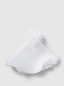 Weise Kerzenschleier Mit Tüll-Besatz - Weiß