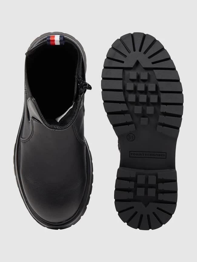 T.Hilfiger Kids Shoes Chelsea Boots In Leder-Optik Modell 'Ashlyn' - Schwarz 4 T.Hilfiger Kids Shoes Chelsea Boots In Leder-Optik Modell 'Ashlyn' - Schwarz – Bild 4