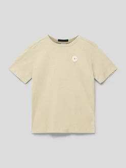 VINGINO T-Shirt Mit Label-Print - Hellgrau