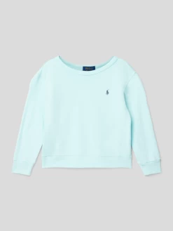 Polo Ralph Lauren Kids Sweatshirt Mit Label-Stitching - Mint