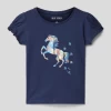 Blue Seven T-Shirt Mit Motiv-Print - Blau
