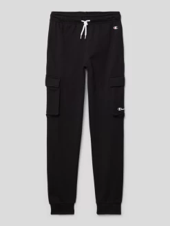 CHAMPION Sweatpants Mit Cargotaschen - Schwarz
