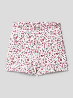Name It Shorts Mit Allover-Muster Modell 'DOTTA' - Weiß