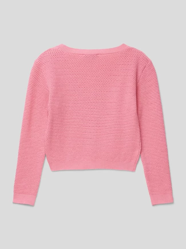 Happy Girls Cropped Strickjacke Mit Knopfleiste - Pink 3 Happy Girls Cropped Strickjacke Mit Knopfleiste - Pink – Bild 3