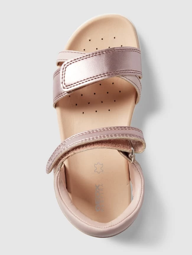 Geox Sandalen Im Metallic-Look Modell 'BOREALIS' - Rosé 3 Geox Sandalen Im Metallic-Look Modell 'BOREALIS' - Rosé – Bild 3