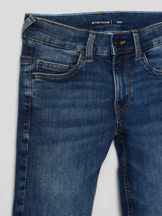 Tom Tailor Jeans Mit Kontrastnähten - Blau 2 Tom Tailor Jeans Mit Kontrastnähten - Blau – Bild 2