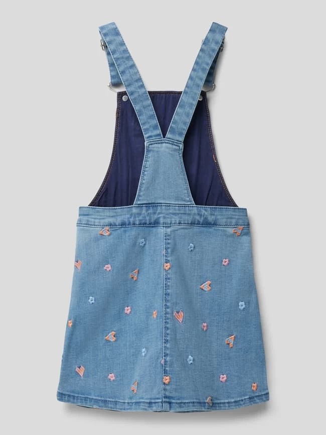 S.Oliver RED LABEL Latzkleid Mit Motiv-Stitching - Blau 3 S.Oliver RED LABEL Latzkleid Mit Motiv-Stitching - Blau – Bild 3