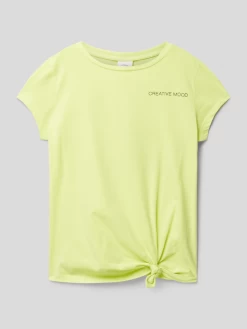 S.Oliver RED LABEL T-Shirt Mit Motiv-Print - Apfelgrün