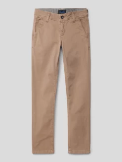 G.O.L. Hose Mit Label-Patch - Beige