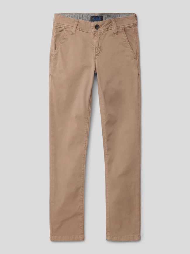 G.O.L. Hose Mit Label-Patch - Beige 1 G.O.L. Hose Mit Label-Patch - Beige