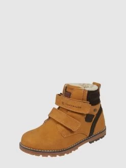 Tom Tailor Boots In Leder-Optik - Camel