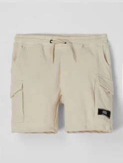 Jack & Jones Sweatshorts Mit Cargotaschen - Offwhite