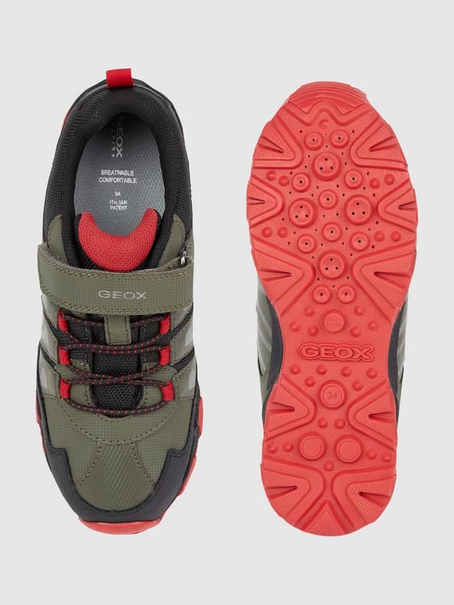 Geox Sneaker Mit Klettverschluss Modell 'Magnetar' - Wasserdicht - Khaki 4 Geox Sneaker Mit Klettverschluss Modell 'Magnetar' - Wasserdicht - Khaki – Bild 4