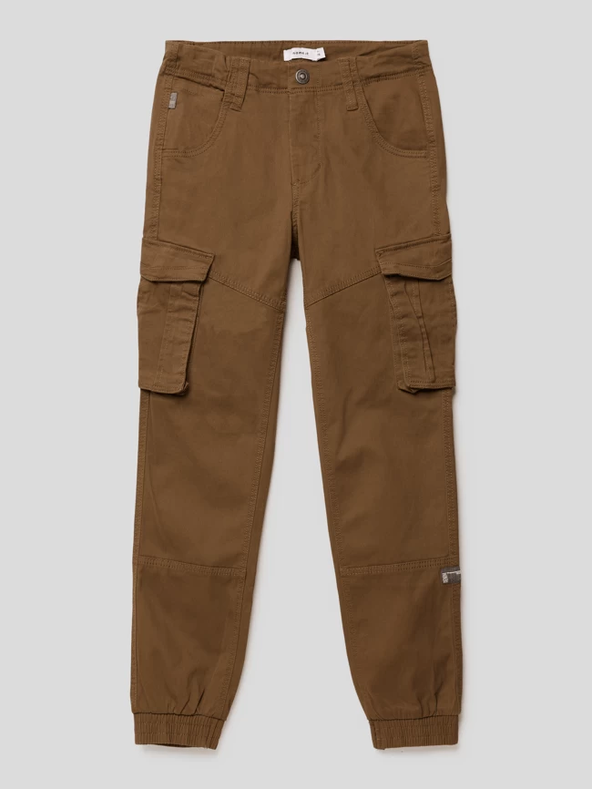 Name It Cargohose Mit Label-Detail Modell 'Bango' - Khaki 1 Name It Cargohose Mit Label-Detail Modell 'Bango' - Khaki