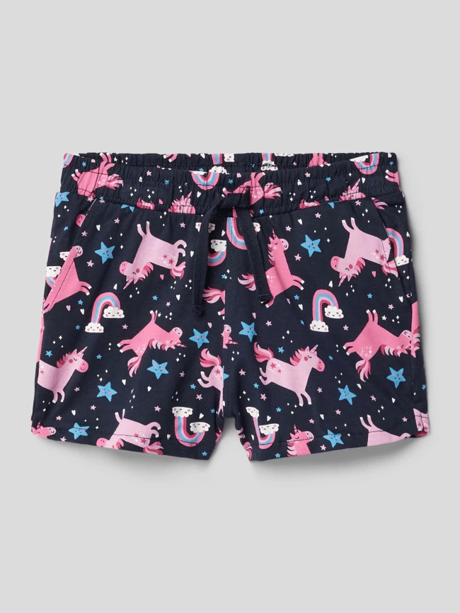 Name It Shorts Mit Allover-Motiv-Print Modell 'vigga' - Blau 1 Name It Shorts Mit Allover-Motiv-Print Modell 'vigga' - Blau