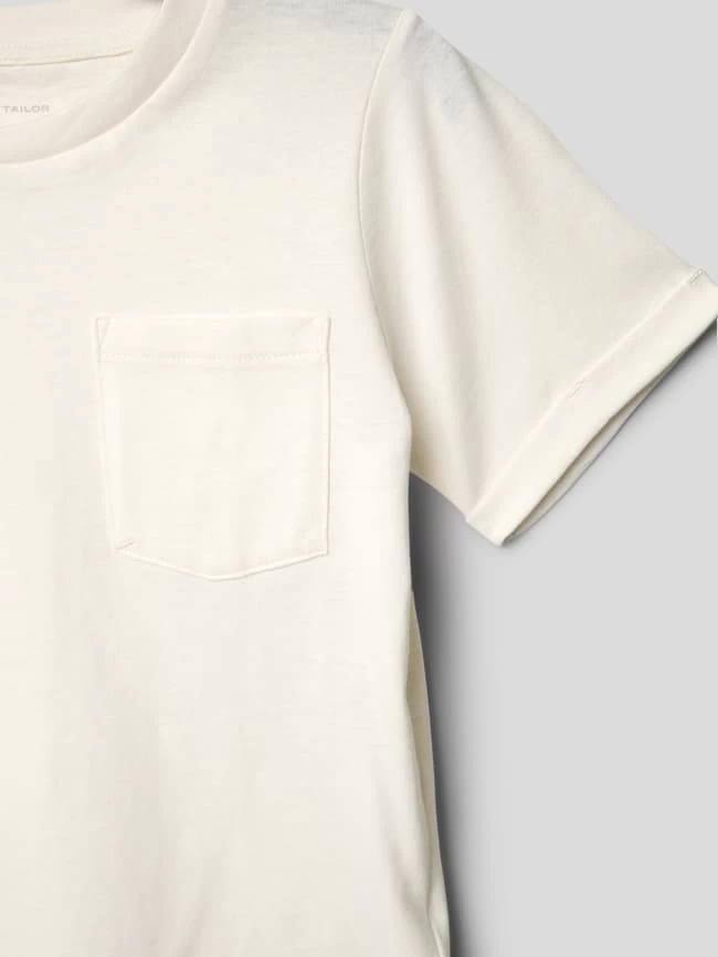 Tom Tailor T-Shirt Mit Brusttasche - Ecru 2 Tom Tailor T-Shirt Mit Brusttasche - Ecru – Bild 2
