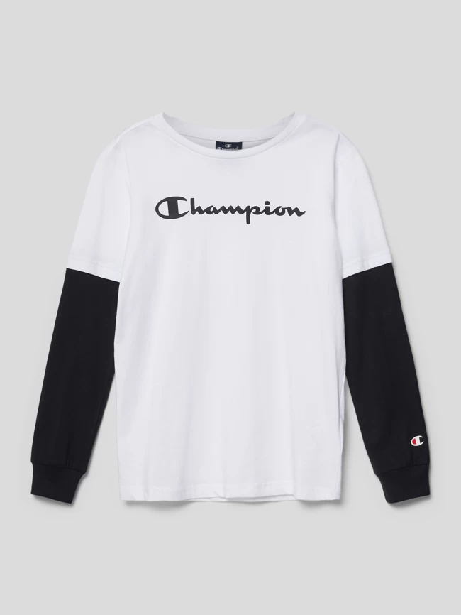 CHAMPION Longsleeve Mit Logo-Print - Weiß 1 CHAMPION Longsleeve Mit Logo-Print - Weiß