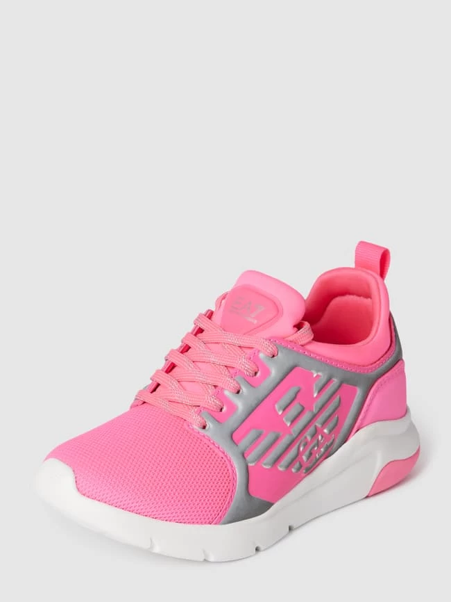 EA7 Emporio Armani Sneaker Mit Label-Details Modell 'A RACER MINIME' - Pink 1 EA7 Emporio Armani Sneaker Mit Label-Details Modell 'A RACER MINIME' - Pink