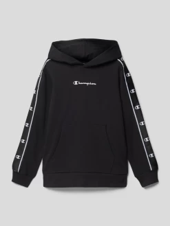 CHAMPION Hoodie Mit Logo-Print - Schwarz