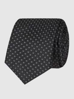 G.O.L. Krawatte Mit Webmuster (4,5 Cm) - Schwarz