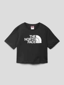 The North Face T-Shirt Mit Label-Print - Schwarz