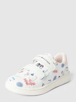 T.Hilfiger Kids Shoes Sneaker Mit Logo-Muster Modell 'SKYLER' - Weiß