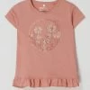 Basefield T-Shirt Mit Print - Rosé