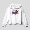Puma Hoodie Mit Label-Print - Weiß