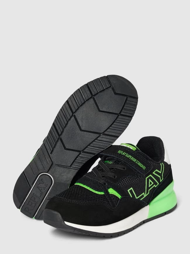 Replay Sneaker Mit Label-Details Modell 'SHOOT' - Schwarz 4 Replay Sneaker Mit Label-Details Modell 'SHOOT' - Schwarz – Bild 4