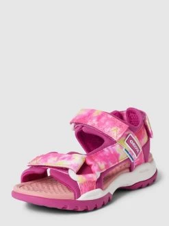 Geox Sandalen Mit Allover-Muster Modell 'J BOREALIS GIRL' - Pink